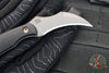 RMJ Gym Rat- Small EDC/Neck Knife- Tungsten Gray- Black G-10 Handle
