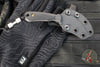 RMJ Gym Rat- Small EDC/Neck Knife- Tungsten Gray- Black G-10 Handle