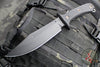 RMJ Tactical- Jungle Combat Fixed Blade Knife- Black G-10 Scale- Graphite Black Finished Nitro-V