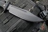 RMJ Tactical- Jungle Combat Fixed Blade Knife- Black G-10 Scale- Graphite Black Finished Nitro-V