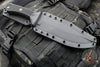 RMJ Tactical- Jungle Combat Fixed Blade Knife- Black G-10 Scale- Graphite Black Finished Nitro-V