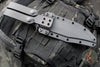 RMJ Tactical- Jungle Combat Fixed Blade Knife- Black G-10 Scale- Graphite Black Finished Nitro-V