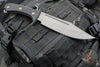 RMJ Tactical- Jungle Combat Fixed Blade Knife- Black G-10 Scale- Tungsten Gray Finished Nitro-V