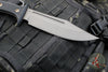 RMJ Tactical- Jungle Combat Fixed Blade Knife- Black G-10 Scale- Tungsten Gray Finished Nitro-V