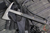 RMJ Tactical- Kestrel Tomahawk- 13"- S7 Steel- Tungsten Finish- Black G-10