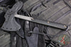 RMJ Tactical- Kestrel Tomahawk- 13"- S7 Steel- Tungsten Finish- Black G-10