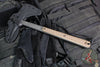 RMJ Tactical- Kestrel Tomahawk- 13" - S7 Steel- Tungsten Finish- Hyena Brown G-10