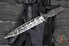 RMJ Killroy Dagger Fixed Blade Knife- Acid Etched Black Finished M390 Blade- Black G-10 Handle