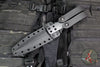 RMJ Killroy Dagger Fixed Blade Knife- Acid Etched Black Finished M390 Blade- Black G-10 Handle