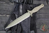 RMJ Killroy Dagger Fixed Blade Knife- OD Green Finished M390 Blade- Dirty Olive G-10 Handle