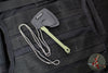 RMJ Mortifer- Neck Micro Tomahawk- Necklace- Keychain- Crocodile Green Finished