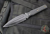 RMJ Orlando Special Dagger Fixed Blade Knife- Graphite Black Finish- Black G-10