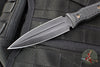 RMJ Orlando Special Dagger Fixed Blade Knife- Graphite Black Finish- Black G-10