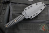 RMJ Orlando Special Dagger Fixed Blade Knife- Tungsten Finish- Black G-10