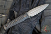 RMJ Orlando Special Dagger Fixed Blade Knife- Tungsten Finished Magnacut- Black G-10