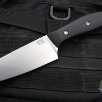 RMJ Osprey- EDC Kitchen Knife- Black G-10 Handle- Stonewash Blade