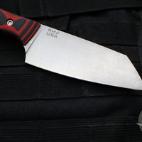 RMJ Osprey- EDC Kitchen Knife- Black Widow G-10 Handle- Stonewash Blade