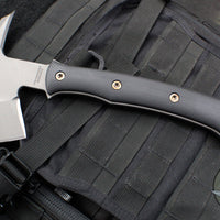 RMJ Tactical- Pathfinder Tomahawk- Tungsten Cerakote Finished- Black G-10