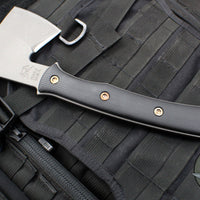 RMJ Tactical- Pathfinder Tomahawk- Tungsten Cerakote Finished- Black G-10