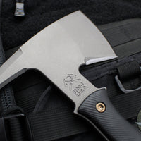 RMJ Tactical- Pathfinder Tomahawk- Tungsten Cerakote Finished- Black G-10