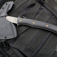 RMJ Tactical- Pathfinder Tomahawk- Tungsten Cerakote Finished- Black G-10