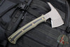 RMJ Tactical- Pathfinder Tomahawk- Tungsten Cerakote Finished- Dirty Olive G-10