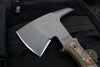 RMJ Tactical- Pathfinder Tomahawk- Tungsten Cerakote Finished- Hyena Brown G-10