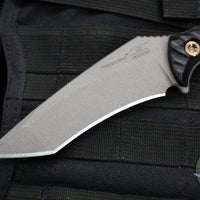 RMJ Tactical- Peregrine Fixed Blade- Tungsten Finish- Black G-10 Handle