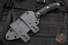 RMJ Tactical- Peregrine Fixed Blade- Tungsten Finish- Black G-10 Handle