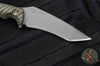 RMJ Tactical- Peregrine Fixed Blade- Tungsten Finish- Dirty Olive G-10 Handle