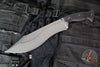 RMJ Tactical- Sapper Fixed Blade Knife- Black G-10 Scale- Tungsten Gray Finished 80CRV2 Steel