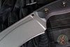 RMJ Tactical- Sapper Fixed Blade Knife- Black G-10 Scale- Tungsten Gray Finished 80CRV2 Steel