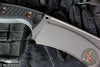 RMJ Tactical- Sapper Fixed Blade Knife- Black G-10 Scale- Tungsten Gray Finished 80CRV2 Steel