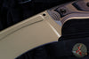 RMJ Tactical- Sapper Fixed Blade Knife- Hyena Brown G-10 Scale- Sabre Sand Finished 80CRV2 Steel