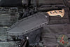 RMJ Tactical- Sapper Fixed Blade Knife- Hyena Brown G-10 Scale- Sabre Sand Finished 80CRV2 Steel
