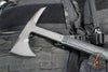 RMJ Shrike Tomahawk- 15.875" Model- S7 Steel- Black Handle Spike End