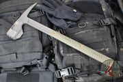 RMJ SNUGGLES 18" Model- Tungsten Finish With Dirty Olive G-10  Handle