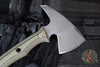 RMJ Tactical- Storm Crow Tomahawk- Tungsten Cerakote Finished- Dirty Olive G-10