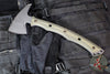 RMJ Tactical- Storm Crow Tomahawk- Tungsten Cerakote Finished- Dirty Olive G-10