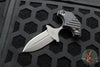 RMJ Tactical BUB- Back Up Push Dagger- Double Edge- Tungsten Finish- Black G-10