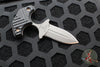 RMJ Tactical BUB- Back Up Push Dagger- Double Edge- Tungsten Finish- Black G-10