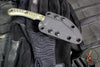 RMJ Coho- Small EDC Knife- Tungsten Gray- Dirty Olive G-10 Handle- MAGNACUT