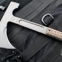 RMJ Tactical Kestrel Scout Light Tomahawk- Various G-10 Handles- Tungsten Finished Hammer Poll Tomahawk