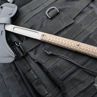 RMJ Tactical Kestrel Scout Light Tomahawk- Various G-10 Handles- Tungsten Finished Hammer Poll Tomahawk