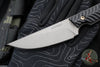 RMJ Unmei Fixed Blade Knife- Tungsten Finished-  Black G-10 Handle