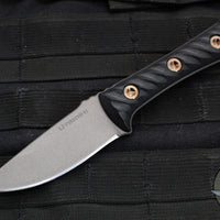 RMJ Tactical Utsidihi Fixed Blade- Black G-10 Handle