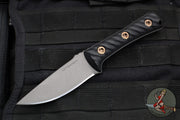 RMJ Tactical Utsidihi Fixed Blade- Black G-10 Handle