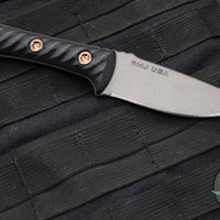 RMJ Tactical Utsidihi Fixed Blade- Black G-10 Handle