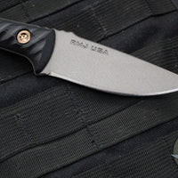 RMJ Tactical Utsidihi Fixed Blade- Black G-10 Handle