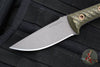 RMJ Tactical Utsidihi Fixed Blade- Dirty Olive G-10 Handle